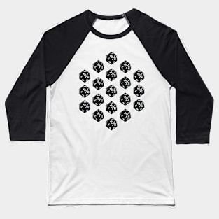 Nerd D20 role game Baseball T-Shirt